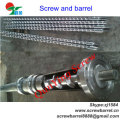 Bimetall Screw Barrel Extruder Single Extrusion Screw Barrel für Pp/pe